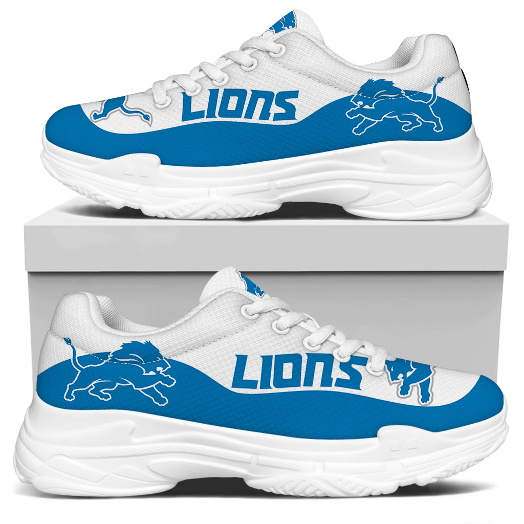 Men's Detroit Lions Edition Chunky Sneakers With Line 002
